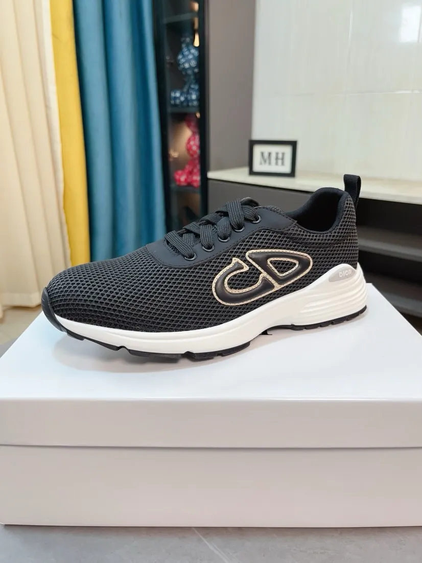 Ex-factory price 420🌹🌹【Dior】Best-selling model, world premiere on official website🔝High-end brand of men's shoes, latest series on official website: The upper is made of imported cowhide with specially designed fabrics➕Mesh breathable lining. Make walking more convenient and comfortable! Compared with the official quality, Midea’s 1:1 replica. Create a fashionable personality to set off your uniqueness! A must-have for trendy men! Classic style. Men's sizes: 38-44.